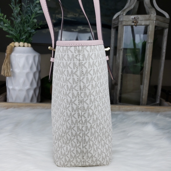 🌺NWT Michael Kors MD Carryall Tote Vanilla pink - Picture 4 of 8